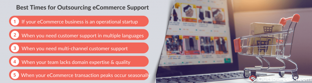 best times for ecommerce customer service outsourcing